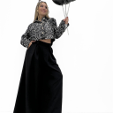 giacchina con paillettes e bottoni reali festive